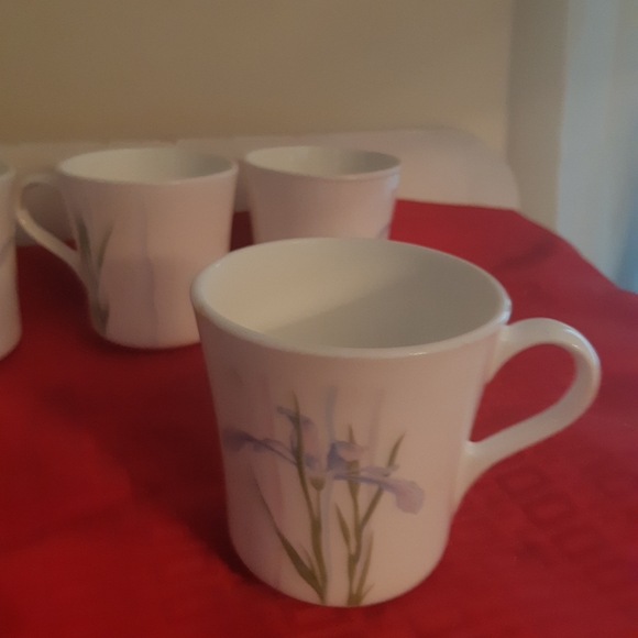 Corningware Tea Cups shadow iris Microwave Safe Made in USA Set of - Picture 5 of 9